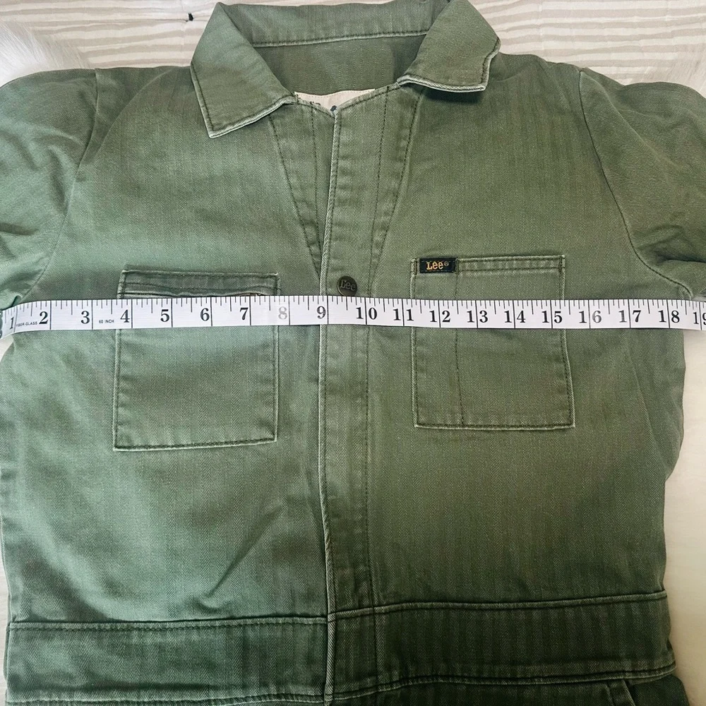 Lee vintage striped fitted Unionnalls from Free People Olive Green Jumpsuit